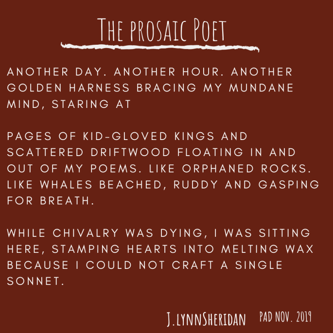 The Prosaic Poet